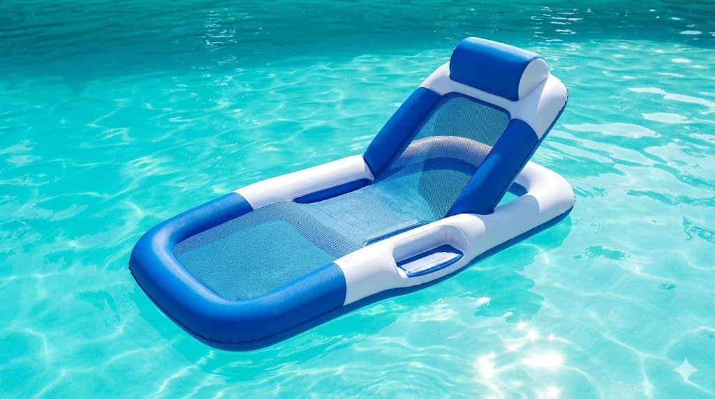 SwimWays Spring Float premium pool recliner